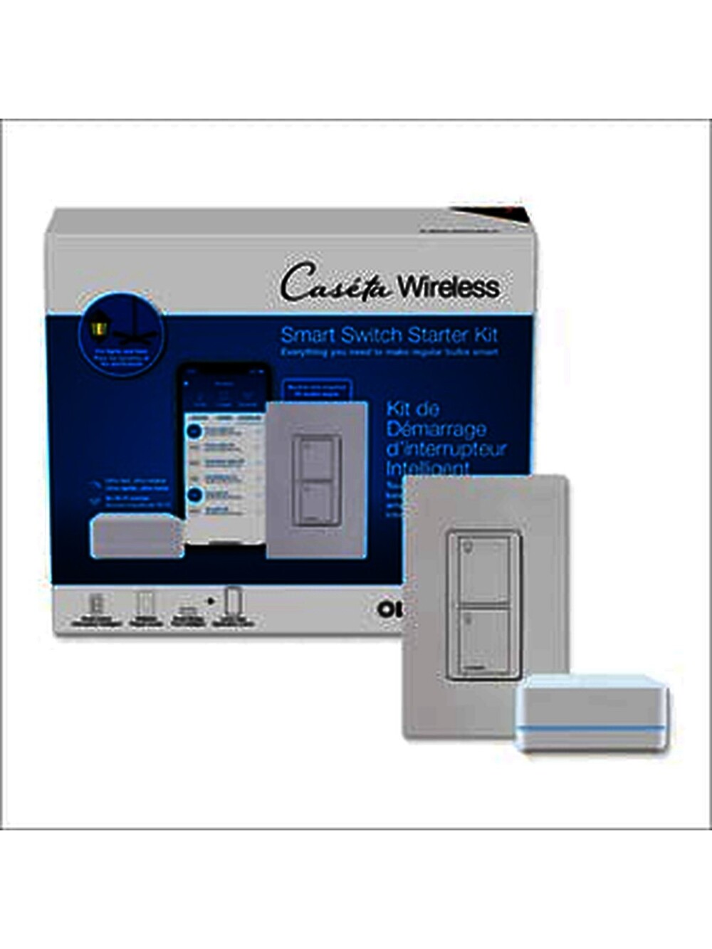 Lutron Caseta Smart Switch Starter Kit With Hub White